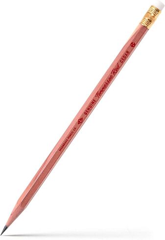 قلم رصاص Musgrave Pencil Company Tennessee Red Pencil، جرافيت مغلف بالخشب #2 HB ناعم، غير مشحذ، قلم رصاص من خشب الأرز الأحمر الشرقي، 12 عبوة في صندوق in Kuwait