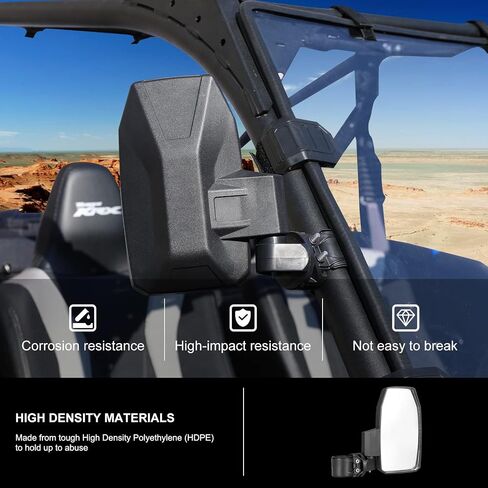 مرآة مركز الرؤية الخلفية من KIWI MASTER متوافقة مع Kawasaki Teryx KRX 1000 Mule ملحقات الرؤية الخلفية للسباق مرآة محدبة ‎99994-1175 in Kuwait