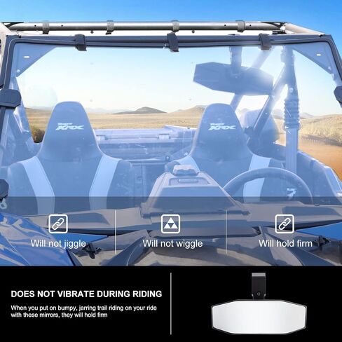مرآة مركز الرؤية الخلفية من KIWI MASTER متوافقة مع Kawasaki Teryx KRX 1000 Mule ملحقات الرؤية الخلفية للسباق مرآة محدبة ‎99994-1175 in Kuwait