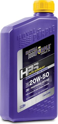 زيت محرك اصطناعي Royal Purple (36530-6PK HPS 5W-30 مع تقنية الإضافات Synerlec - 1 كوارت، (علبة بها 6 قطع) in Saudi Arabia