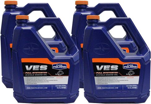 Polaris VES II Gold Full Synthetic 2-Stroke Engine Oil 1 Gallon Jug 2877883 OEM Snowmobiles in Saudi Arabia