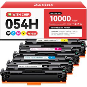 045H Toner Cartridge 4-Pack High Yield with Chip Replacement for Canon 045H CRG-045H Toner Cartridges Compatible with Canon imageCLASS MF634Cdw MF632Cdw LBP612Cdw LBP612C MF632 MF632C MF634 Printer
