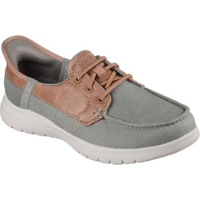 Skechers Women's Hands Free Slip-ins On-The-go Flex-Palmilla Boat Shoe