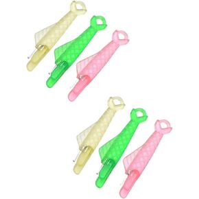 6Pcs Multicolor Needle Threader Fish Type Sewing Machine Automatic, Sewing Needle Inserter for Hand Sewing Machiner Needle DIY Tools Embroidery Floss, Plastic Wire Loop, Sewing Notions and Supplies