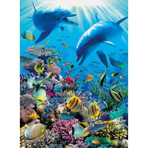 Ravensburger Underwater Adventure 300 Piece XXL Jigsaw Puzzle for Kids | Unique Piece Design | Enhances Concentration & Creativity | FSC Certified Eco-Friendly Toy
