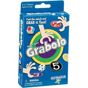 PlayMonster Grabolo Card Game - Fast-Grabbing Family Fun - for Ages 6+