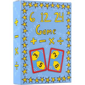 6, 12, 24 Math Game - Best 5th, 6th, 7th, 8th Grade Math Practice - Improve Problem-Solving Skills - Fast-Paced and Engaging - 2-6 Players or Solo Practice - Great for Home or Classroom Use