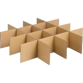 DOITOOL Box Cardboard Dividers, 1 Sets Moving Box Glasses Divider Kits Cardboard Moving Box Dividers
