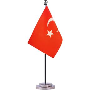 Hungary Hungarian Desk Flag Table Flag, Small Mini Hungary Hungarian Desktop Flag,Miniature International World Country Flags,Festival Events Celebration,Office decoration in Kuwait