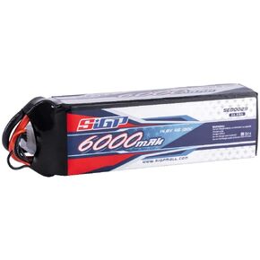 4S Lipo Battery 6000mAh 14.8V 130C Soft Pack with T Connector for RC Car Truck Tank Boat Racing Hobby
