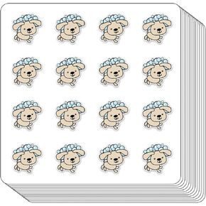 Dog Bath Planner Stickers, 0.5 Inch Dog Care Scrapbooking Arts Calendar Kids Crafting 208-Pack