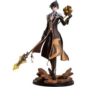 G-I Morax Zhong Li 1/7 Figure Game Character PVC Rex Lapis Anime Model Toy 26CM