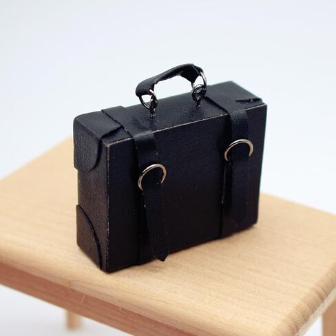 Miniature Dollhouse Suitcase, Mini Suitcase Miniature Suitcase Luggage Case,1 12 Scale Dollhouse Accessories,4Pcs in Kuwait