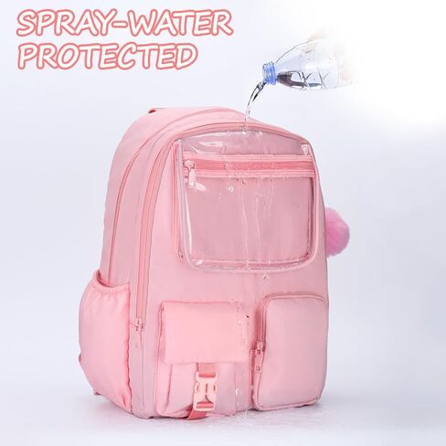 حقيبة الظهر الفتيات في سن المراهقة ، حقيبة الكتب في سن المراهقة ، سفر اليومية ، حقيبة ITA ، حقيبة ظهر مدرسية مقاومة للماء ، حقيبة ظهر للبنات ، النساء الأرجواني in Kuwait