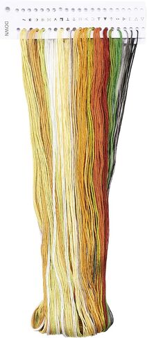 Dutch Stitch Brothers - Counted Cross Stitch Kit - DSB005A - Safari Elephant - White Aida - 15 x 9,8 Inch - Embroidery Kit for Adults in Kuwait