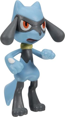 Pokémon Pokemon Battle Figure 2 Pack Machamp & Riolu - 4.5-inch Machamp Figure, 2-inch Riolu Figure - Toys for Kids Fans - Amazon Exclusive in Saudi Arabia
