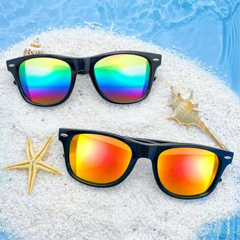 Pibupibu Neon Colors Party Favor Supplies Unisex Sunglasses Pack of 8 in Kuwait