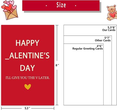 Funny Valentines Day Gifts for Him Her, Valentines Day Card for Men Women, Naughty Anniversary Birthday Card for Boyfriend Husband Fiance Girlfriend Wife Fiancee, I Promise to Always Be by Your Side in Kuwait