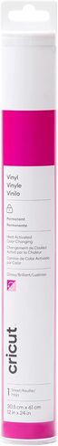 Cricut Cold-Activated, Color-Changing Vinyl – Light Pink/Magenta, 2ft Roll of Permanent Vinyl (12'x24') in Saudi Arabia