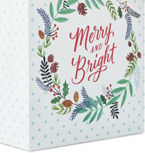 Hallmark 9" Medium Paper Gift Bags (Pack of 8 - White & Kraft) for Easter, Birthdays, Mother's Day, Weddings, Graduations, Baby Showers, Bridal Showers, Care Packages and More in Saudi Arabia