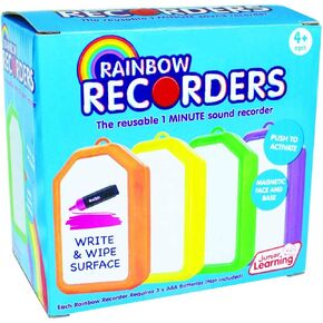 Junior Learning Rainbow Recorders (Set of Four), Multi Colored