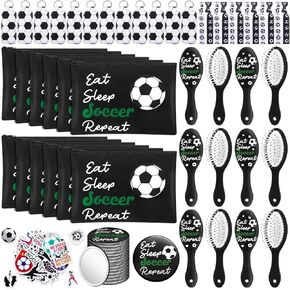 تشمل Tioncy 110 PCS Ballbally Party Party هدايا للكرة الطائرة للملحقات الرياضية الجماعية التي تشملها حماية التجميل حامل أحمر الشفاه.