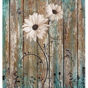 FANGKISSU DIY 5D Diamond Painting Kits for Adults, Full Drill Daisy Flower Dragonfly Floral Spring American Native Country Farmhouse Diamond Art Painting by Number Kits,Arts Craft for Home 12x16inch