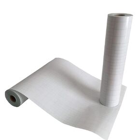 Frisco Craft Clear Vinyl Transfer Paper Tape Roll w/Alignment Grid Application Tape, Medium Tack Adhesive Vinyl for Decals, Signs, Windows, Stickers (12" x 50 Ft)