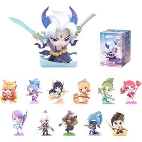 POP MART Fight for The Golden Spatula Chibi Series Figures, Blind Box Figures, Random Design Action Figures Collectible Toys Home Decorations, Holiday Birthday Gifts, Single Box