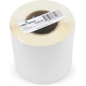 Matte Inkjet Labels 3.5" x 1.5" for Epson TM-C3500, TM-C3400, Primera LX500 and LX400, 750 Labels/Roll on a 2 Inch Core