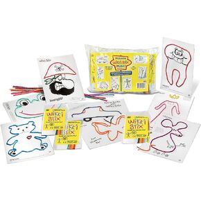 Wikki Stix Mini Play Paks, contains 100 individual paks! Great for parties, travel, classrooms, award/incentives, restaurants, and Christmas gift giving, Made in the USA