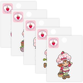 Strawberry Shortcake® 3-Pack Sticker Bundle - Waterproof Stickers for Water Bottles and Laptops