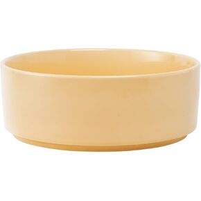 Ceramic Slow Feeder Dog Bowls, 1.5 Cup Raise Dog Slow Feeder for Medium Breed, Pet Slow Feeder for Fun Slow Down Eating Dog Food Bowl（White）