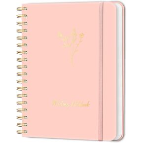 Meeting Notebook for Work - Work Organizer Notebook with Action Items, Spiral Meeting Notebook for Note Taking 7.5"x10" Project Planner for Men & Women, Black in Kuwait