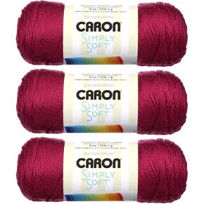 Caron Simply Soft Yarn Solids (3-Pack) Fuchsia H97003-9764