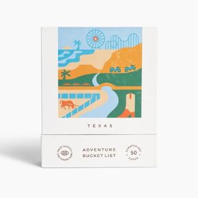 Texas Adventure Bucket List: 50 Scratch-Off Cards for Outdoor Activities, Tourist Attractions, and Road Trips - Perfect Travel Gift and Guide for Exploring