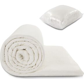 Balapet Premium Cotton لحاف ، لفة ضرب كبيرة للغاية للوزن لبطانيات حشو المفروشات واللحف ، والخياطة ، وإمدادات الحرف (120in*30yd)