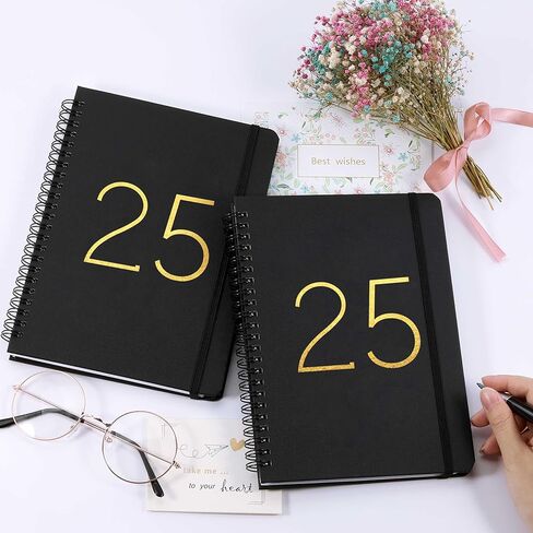 2025 Planner - 2025 Weekly Monthly Planner من يناير 2025 - ديسمبر 2025 ، مخطط التقويم 2025 مع علامات التبويب ، الجيب الداخلي ، 6.4 'x 8.5' ' in Kuwait