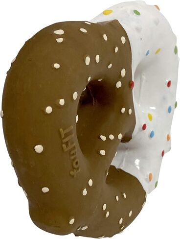 fouFIT 87377 Dessert Chew Latex Toy for Dogs, Chocolate Dipped Pretzel, 4.5" in Saudi Arabia