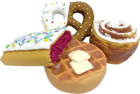fouFIT 87377 Dessert Chew Latex Toy for Dogs, Chocolate Dipped Pretzel, 4.5" in Saudi Arabia