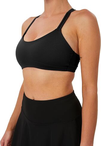 MEIVSO Women’s Double Strap Seamless Sports Bras Cross Back for Yoga Tennis Workout in Kuwait