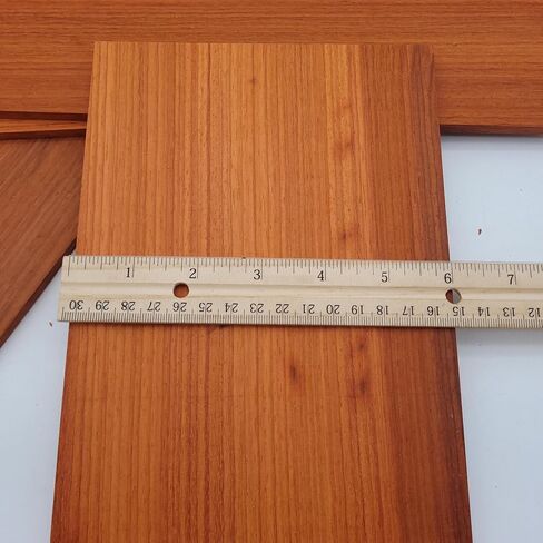 Padauk Wood 4 Pack Hardwood Project Board Blanks ، 12 × 6 × 1/4 بوصات ، ألواح الخشب غير المكتملة لحرف DIY ، نحت ، نقش بالليزر أو منشار التمرير - الخشب الرقيق الغريب in Kuwait