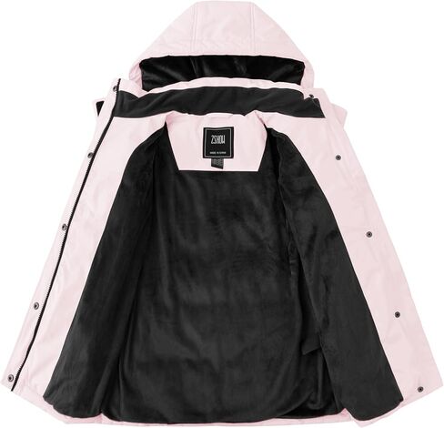 ZSHOW Girl's Winter Coats Hooded Outerwear Puffer Jacket Waterproof Warm Long Parka in Kuwait