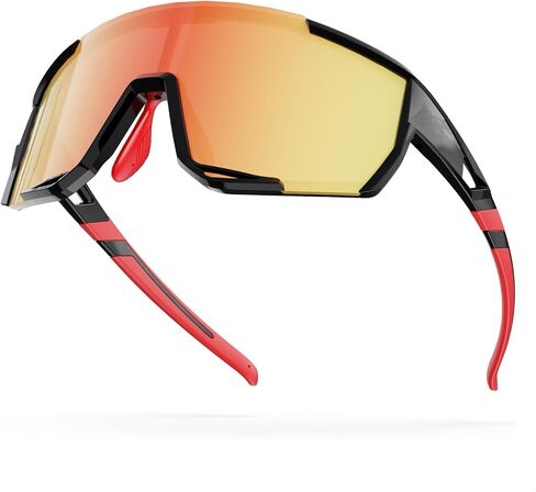Polarized Sports Sunglasses for Men Women Youth Baseball Cycling Running Biking Fishing Glasses Black in Saudi Arabia