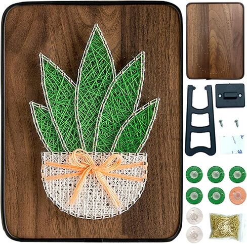Bazima DIY String Art Kit للمبتدئين ، مجموعة الحرف اليومية DIY ، هدية فريدة من نوعها ، مجموعة حرفية للعطلات in Kuwait