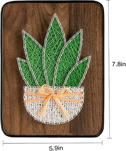 Bazima DIY String Art Kit للمبتدئين ، مجموعة الحرف اليومية DIY ، هدية فريدة من نوعها ، مجموعة حرفية للعطلات in Kuwait