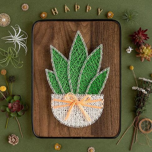 Bazima DIY String Art Kit للمبتدئين ، مجموعة الحرف اليومية DIY ، هدية فريدة من نوعها ، مجموعة حرفية للعطلات in Kuwait