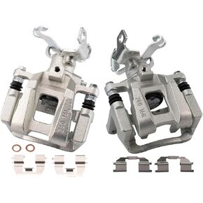 TRQ Rear Brake Caliper Set Fits 2016-2019 Chevrolet Malibu