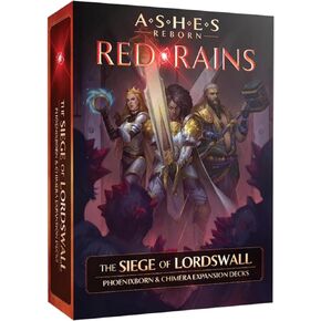 Plaid Hat Games Ashes Reborn: Red Rains Siege of Lordswall Expansion Decks – Phoenixborn & Chimera Set for 1-2 Players, Ages 14+ – Requires Corpse of Viros & Master Set