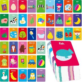 First Words Memory Matching Game, 80PCS First Word Cards Baby Toddler Flash Card Travel Games Educational Learning Toy for Preschool Kindergarten Activities, Speech Therapy Materials